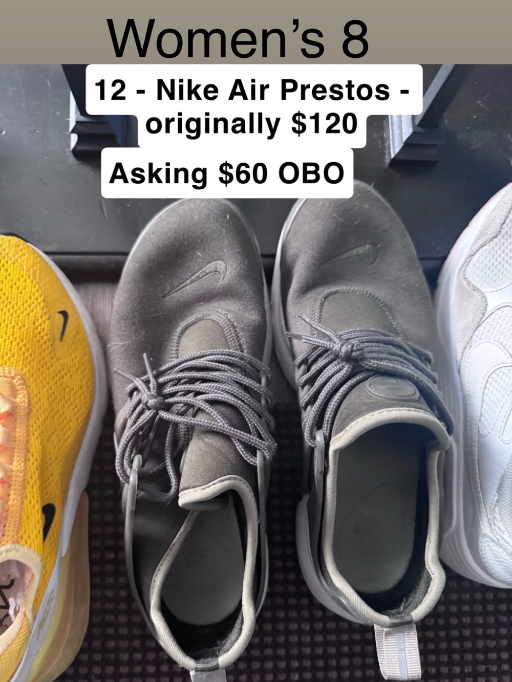 Nike Gray Slip-On Air Presto Sneakers